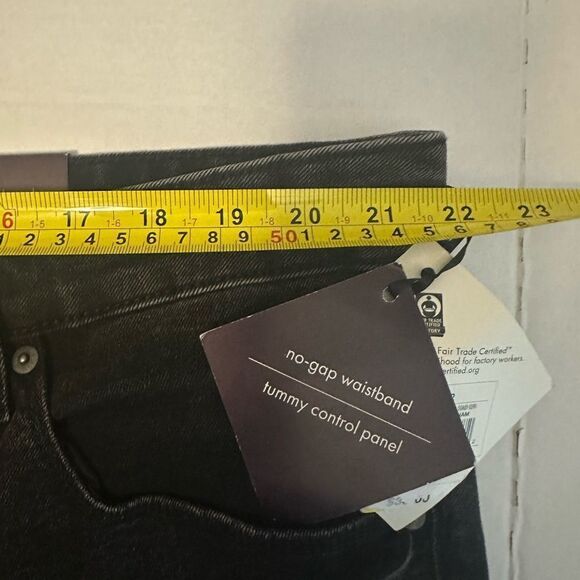 NWT Women's High-Rise Skinny Black Jeans - Ava & Viv™ size 22 - Picture 7 of 14